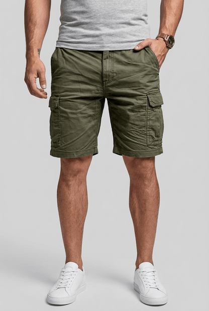 Heren Korte Broek Cargo | Zijzakken & Riemlussen