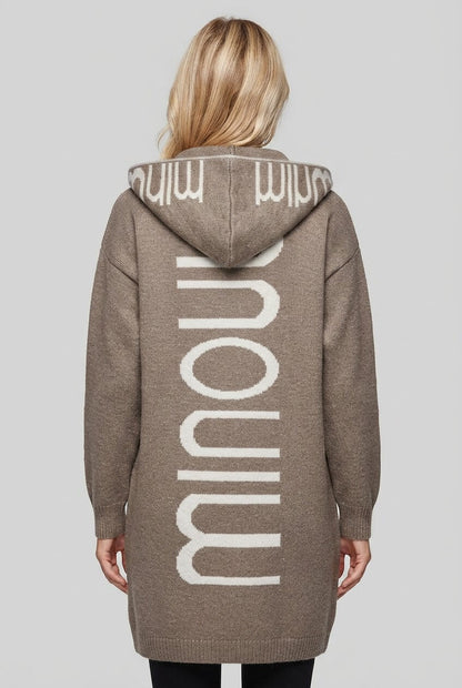Dames Gebreid Vest | Capuchon & Open Voorkant