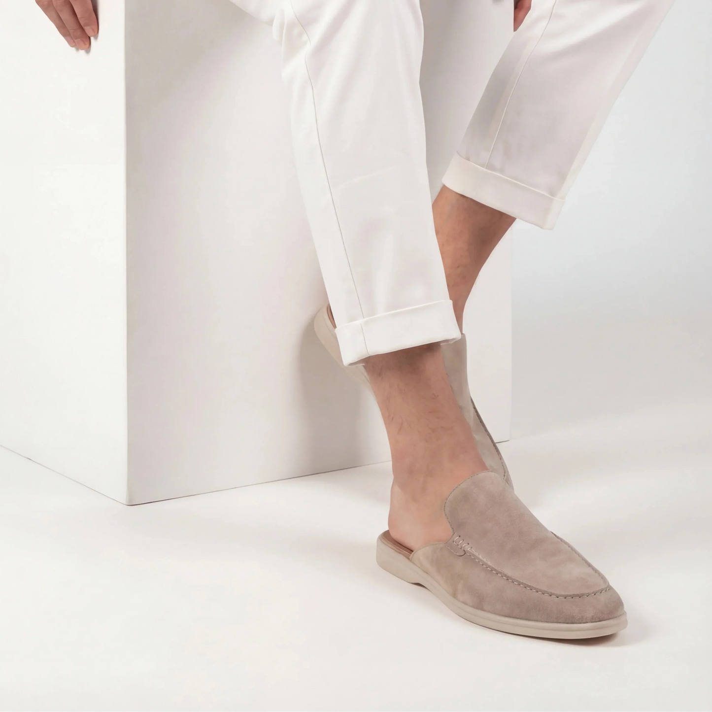 Loafers Heren | Mules met Open Hak & Lichte Zool