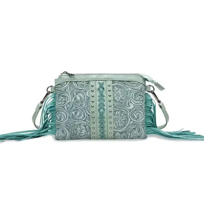 Indira - Bohemian Schoudertas met Reliëf