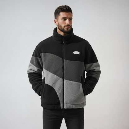 Heren Fleece Jas | Vintage Stijl