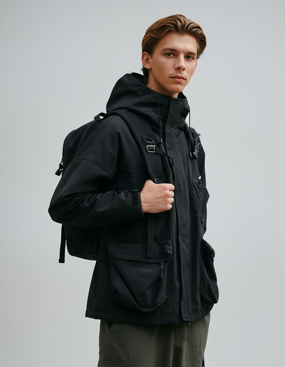 Kai Heren Regenjas met Capuchon