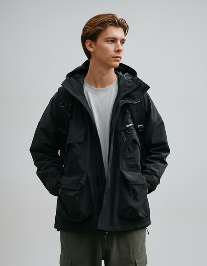 Kai Heren Regenjas met Capuchon