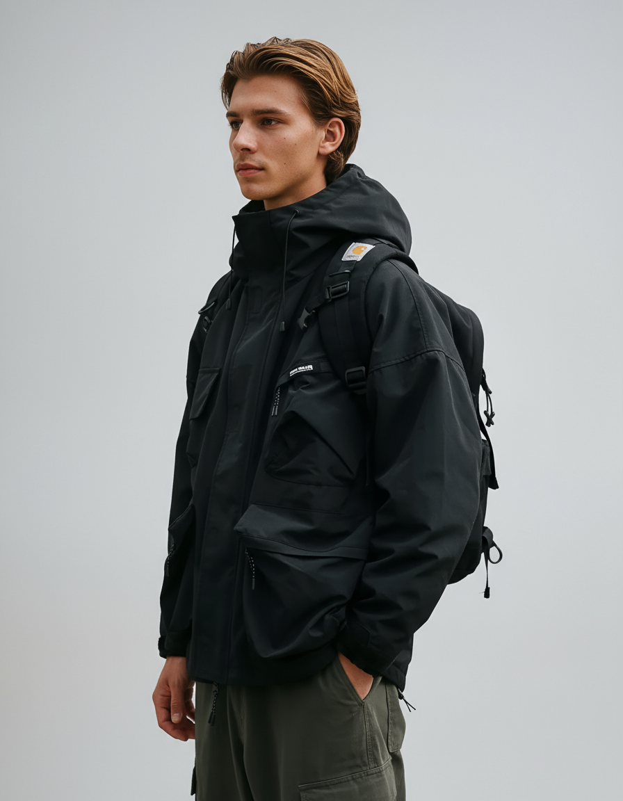 Kai Heren Regenjas met Capuchon