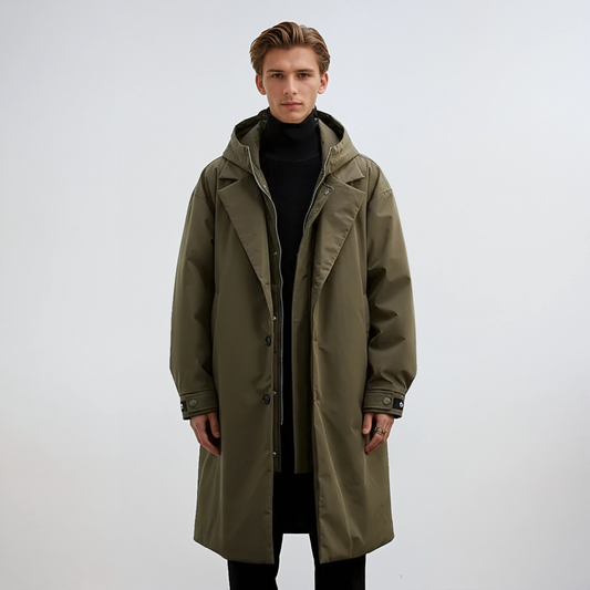 Kennington Winterjas Heren | Trenchcoat met Capuchon