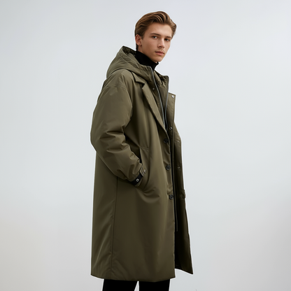 Kennington Winterjas Heren | Trenchcoat met Capuchon