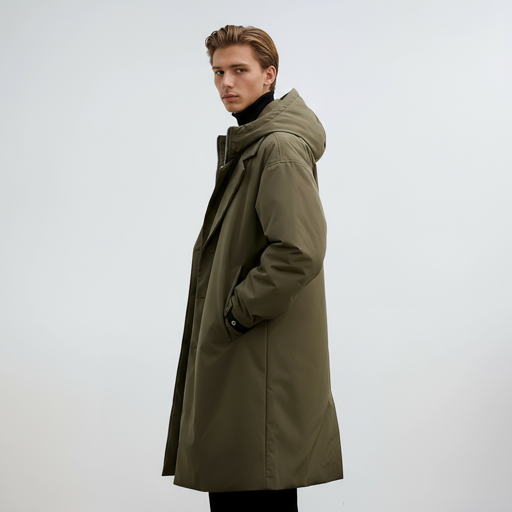 Kennington Winterjas Heren | Trenchcoat met Capuchon