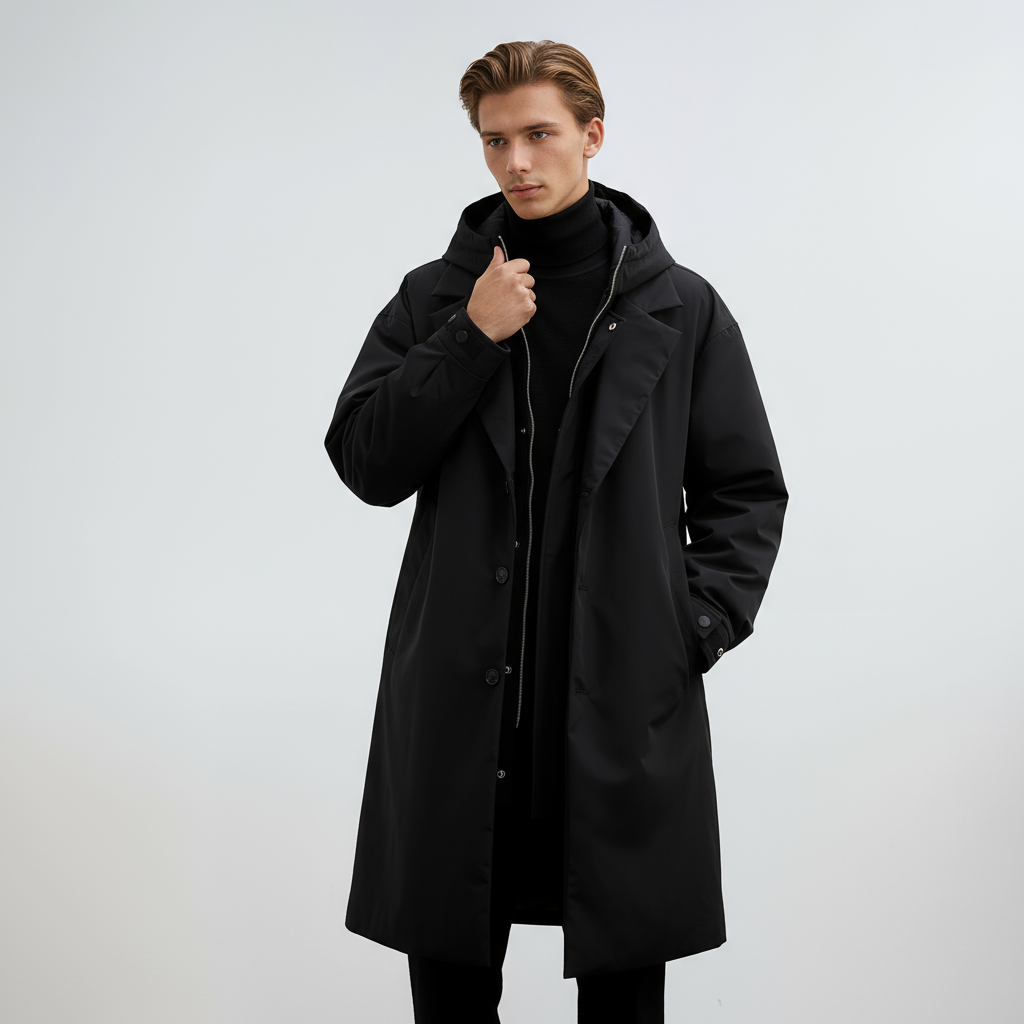 Kennington Winterjas Heren | Trenchcoat met Capuchon