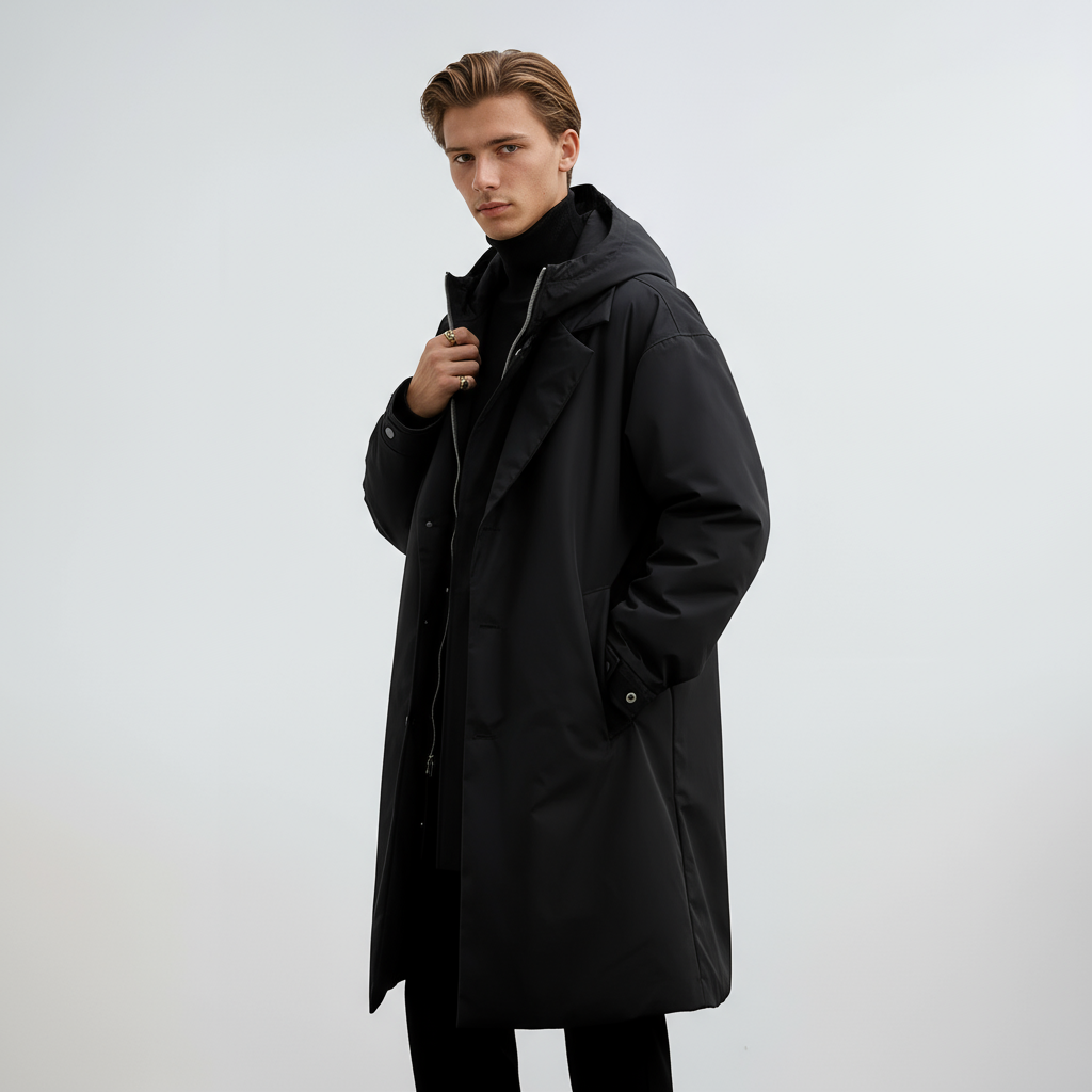 Kennington Winterjas Heren | Trenchcoat met Capuchon