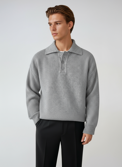 Heren Sweater | Polo Kraag