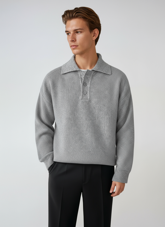 Heren Sweater | Polo Kraag