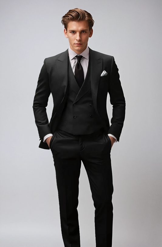 Aron - 3-Delig Heren Pak Slim Fit