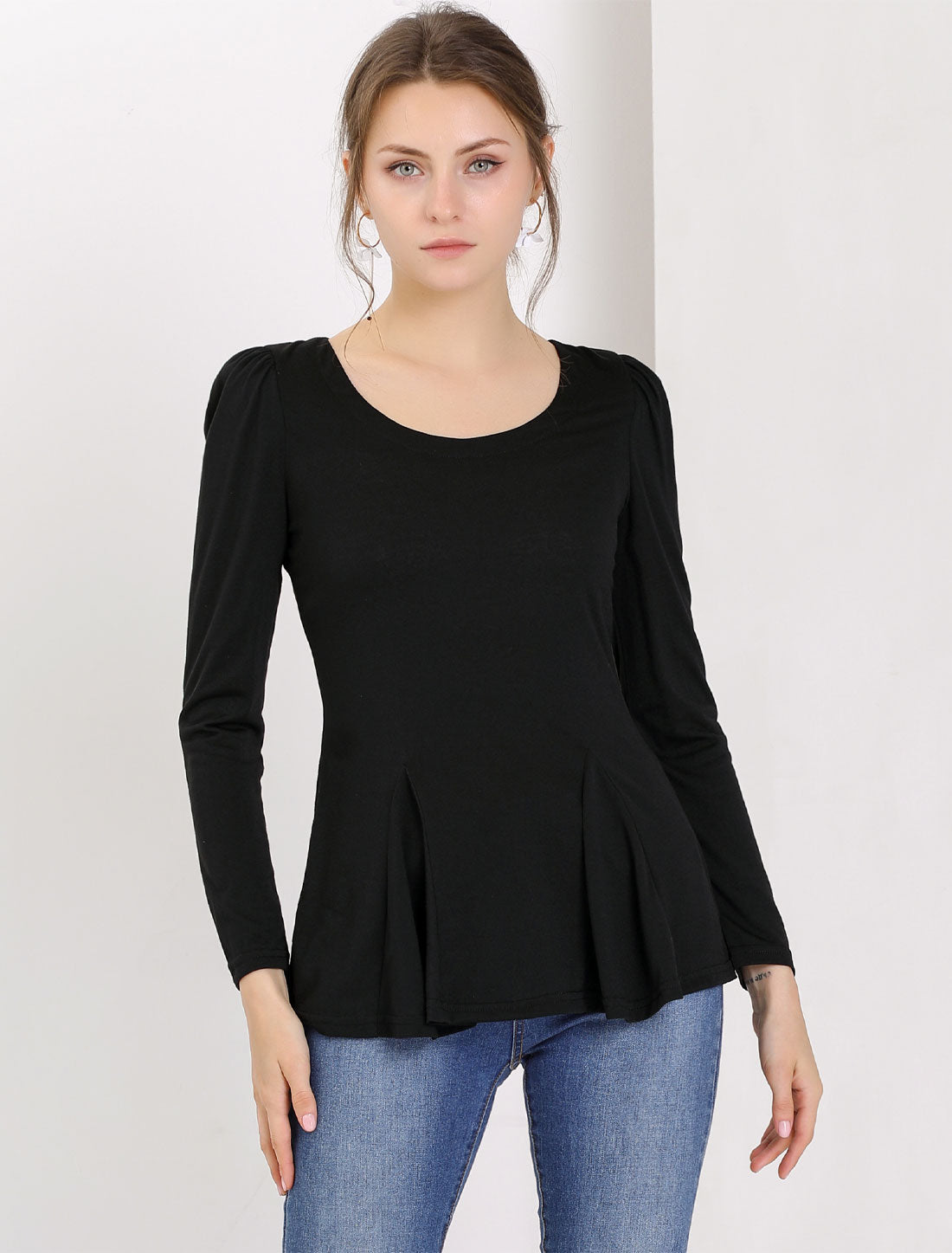 Mila Shirt Dames | Lange Mouwen & Ronde Hals