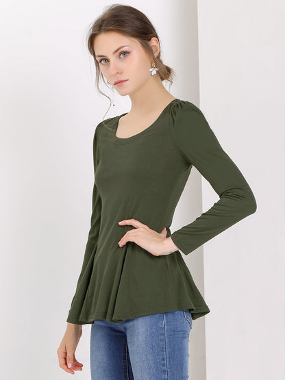 Mila Shirt Dames | Lange Mouwen & Ronde Hals