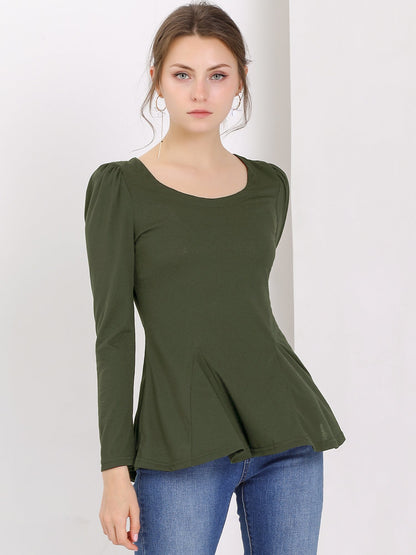 Mila Shirt Dames | Lange Mouwen & Ronde Hals