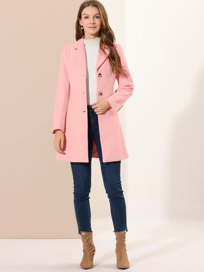 Isabelle Dames Winterjas | Lange Jas met Knoopsluiting