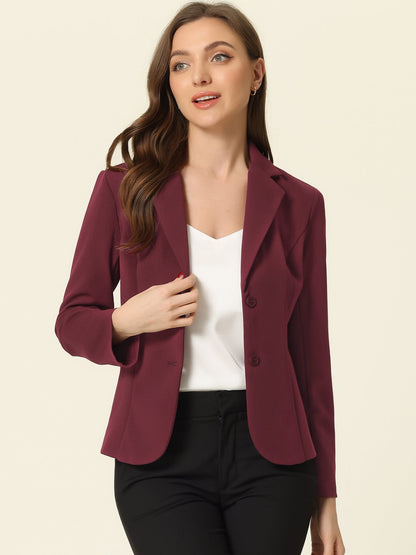 Elena Dames Blazer | Getailleerd Colbert met Revers & Knopen