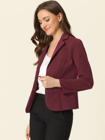 Elena Dames Blazer | Getailleerd Colbert met Revers & Knopen