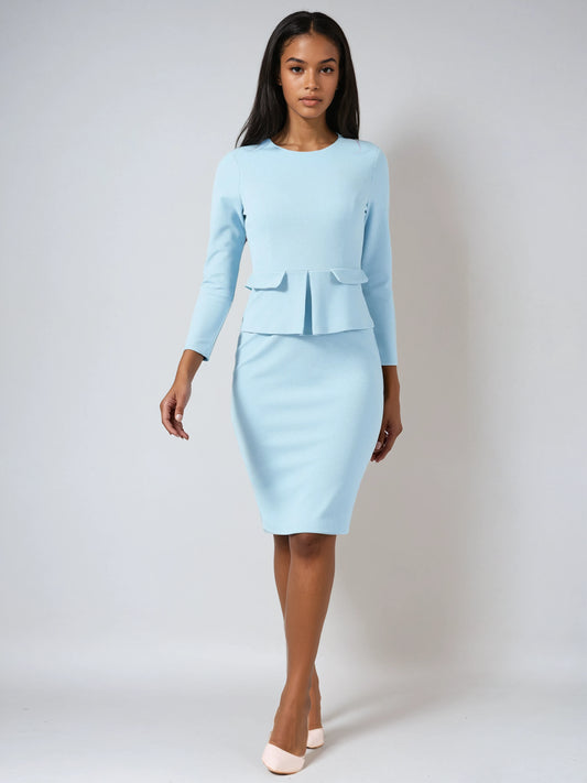 Elena Set Dames | Top & Rok – Bodycon & Lange Mouwen