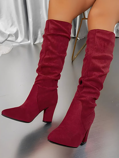 Aria | Hoge Suede Laarzen Dames