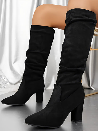 Aria | Hoge Suede Laarzen Dames