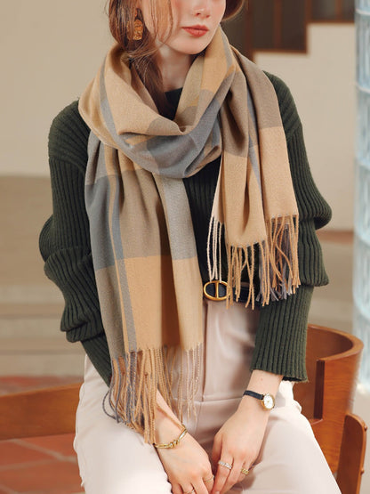 Noelle | Geruite Sjaal Dames
