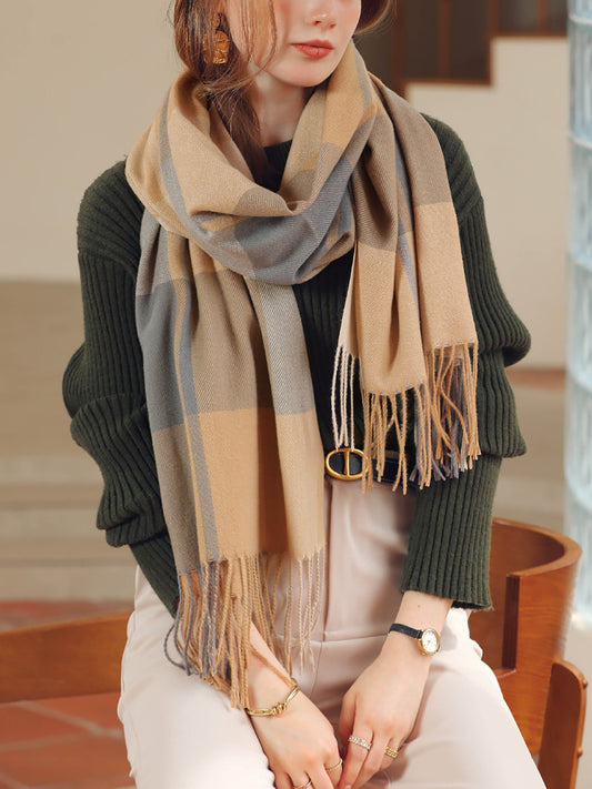 Noelle | Geruite Sjaal Dames