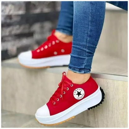 Nova Sneakers Dames | Canvas & Veters