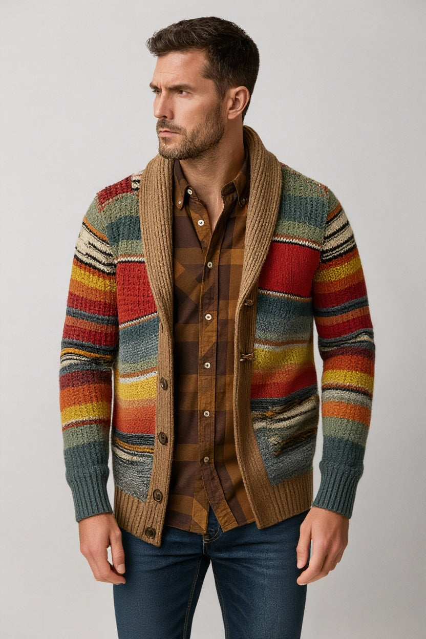 Vest Heren | Gebreid & Gestreept