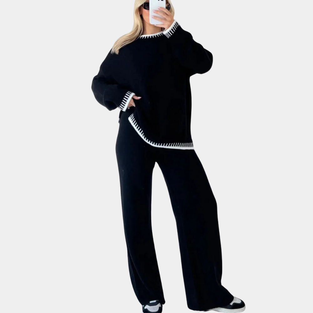 Selena - Luxe Gebreide Tweedelige Set voor Dames