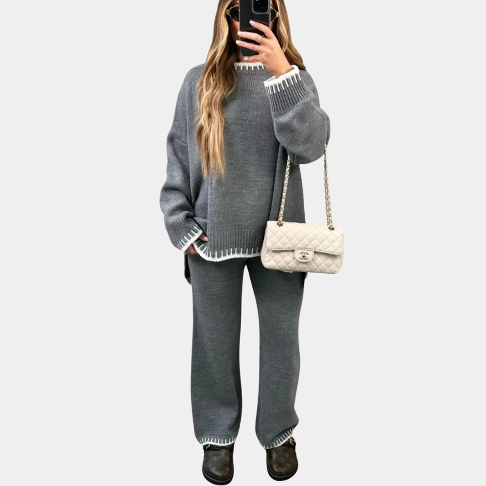 Selena - Luxe Gebreide Tweedelige Set voor Dames