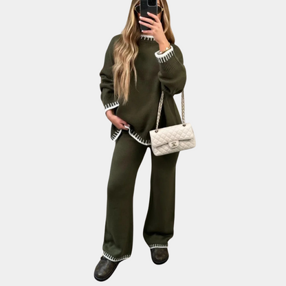 Selena - Luxe Gebreide Tweedelige Set voor Dames