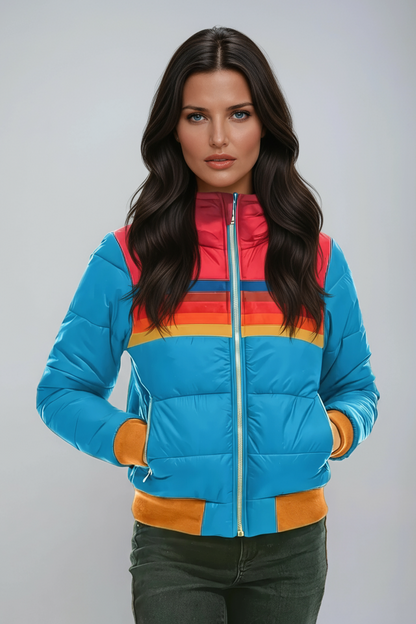Winterjas Dames – Puffer Jas & Retro Kleuren